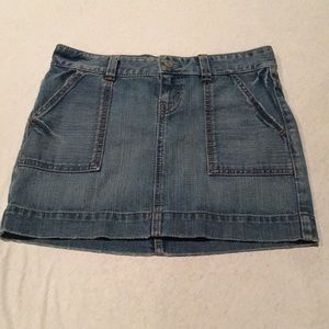 Blue jean skirt